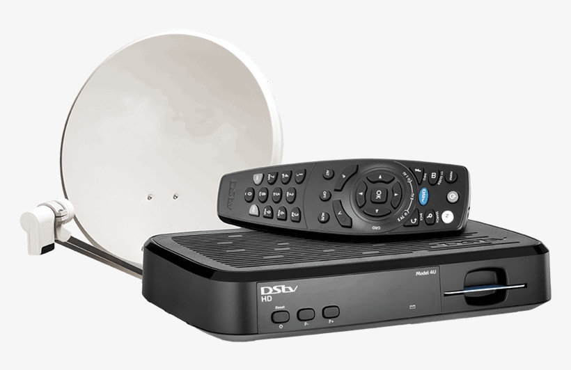 Satellite Dish with Decoder